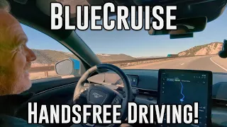 Blue Cruise  Review on a Road Trip - Hands Free Driving in our Mach-E!