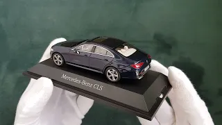 Mercedes Benz CLS (C257)  Unboxing Dealer edition  Norev 1:43