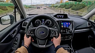 2024 Subaru Forester [ ACTIVE 2.0i 150hp Mild-Hybrid ] POV Test Drive - part 2 | Consumption