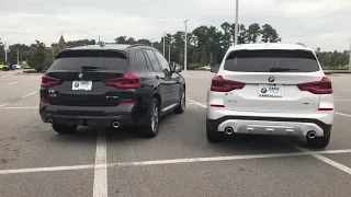 Comparison of 2019 BMW X3 Sport and Luxury