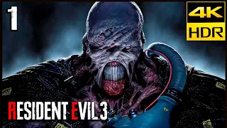 RESIDENT EVIL 3 REMAKE Parte 1 Gameplay Español 4K HDR | Resident Evil 3 Nemesis (Hardcore)