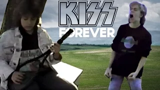 Metalhead Teens perform "Forever" in Homemade Music Video (1989)