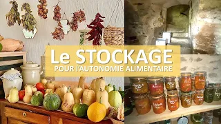 Les pièces de stockage pour l'autonomie : la cave et le cellier