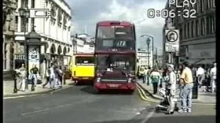 Buses in Sheffield Church Street/High Street 1991