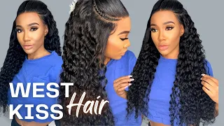 Upgrade! *New* Trendy Braided Deep Wave 13x6 Frontal Wig Install | Pre Everything | West Kiss Hair