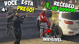 FIQUEI INVISÍVEL e INCRIMINEI JOGADORES no GTA RP