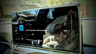 Volkswagen id. Налаштування звуку мультимедіа. Volume parameters.