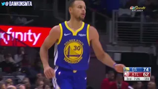 Stephen Curry Kevin Durant  Klay Thompson 85 Pts Combined 2018 12 03 Warriors vs Hawks FreeDawkins
