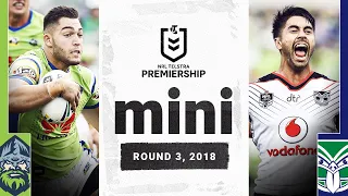 Johnson rules supreme for Warriors over Raiders | Match Mini | Round 3, 2018 | NRL