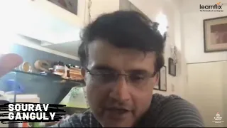 Sourav Ganguly share his experience with Boria Majumdar on Learnflix Platform