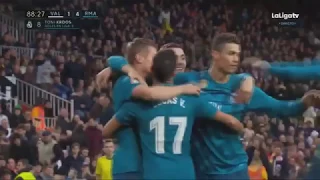 Valencia vs  Real madrid 1-4 goals and highlights 27- 1- 2018 LALIGA