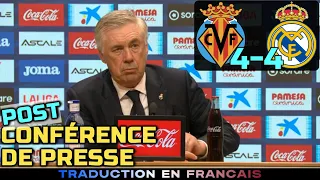 POST CONFERENCE DE PRESSE | Villarreal 4-4 Real Madrid | Ancelotti | LALIGA