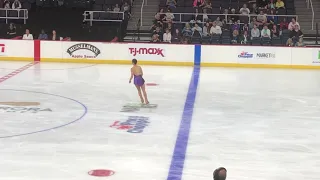 Ayaka Hosada Free Skate 2019 Aurora Games (Two Triple Axels)