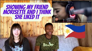 FIRST REACTION TO Morissette covers "Secret Love Song" (Little Mix) LIVE on Wish 107.5 Bus