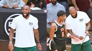 Bryce James DOMINATES With LeBron As COACH 🔥