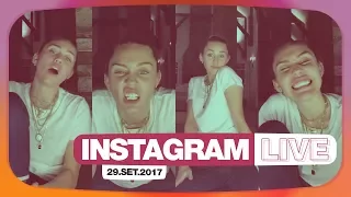 Instagram Live - Miley Cyrus (09.29.17) - Full