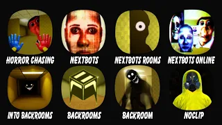 Horror Meme: Halloween Chasing, Nextbots in Backrooms, Nextbots: Obunga Chase Rooms...