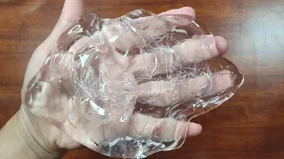 Water Salt Clear Slime No Glue, Cách Làm Slime Trong Suốt Với Nước Và Muối