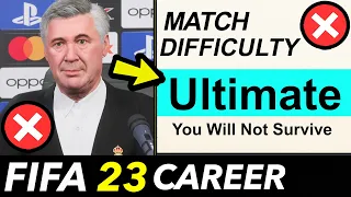 10 Things You SHOULD NOT DO In FIFA 23 Career Mode ❌