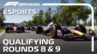 LIVE Qualifying I F1 Sim Racing World Championship 2023/2024 I Round 8 & 9 I Mexico City & São Paulo