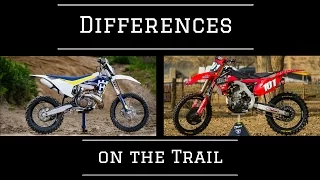 Motocross vs Enduro Bike (Vlog 1)-Trail Riding
