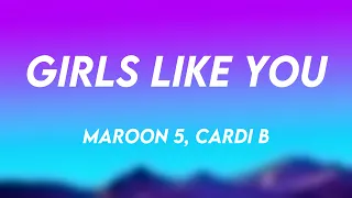 Girls Like You - Maroon 5, Cardi B |On-screen Lyrics| 🌋