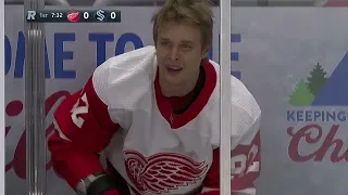 NHL Fight - Red Wings @ Kraken - Namestnikov vs Larsson - 19/03/2022