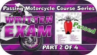 Passing The Motorcycle Written Exam