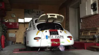 Porsche 356 Sound and Fire