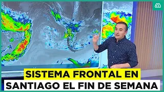 Lluvia y fuertes vientos: Así será el sistema frontal que llega este fin de semana a Santiago