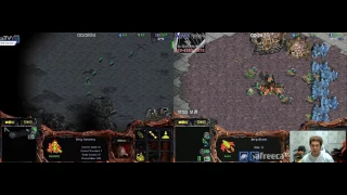 DUAL FPVOD: Jaedong vs Larva ZvZ @ Circuit Breaker #2 [2017-06-02]