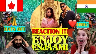 Enjoy Enjaami by Dhee ft. Arivu | REACTION BY FOREIGNERS | O! REACTIONS