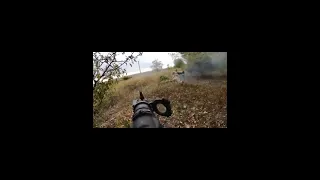 A Ukrainian 9K111 Fagot ATGM team engage the enemy. #shorts