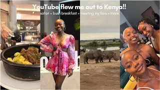 travel vlog | youtube flew me to kenya! out on safari, meeting my favs, youtube black ‘23 + more✨