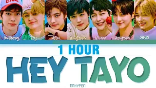 [1 HOUR] ENHYPEN (엔하이픈) X TAYO - 'HEY TAYO' Lyrics (Color Coded Lyrics Eng/Rom/Han/가사)