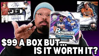 NEW RELEASE: 2023 BOWMAN PLATINUM BASEBALL...BOX! TWO AUTOS PER BOX FOR $99! WORTH IT!?!?
