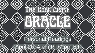 THE COOL CRONE ORACLE readings with the gang