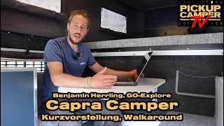 PICKUP CAMPER tv: Kabinenvorstellung Capra Camper durch Benjamin Herrling