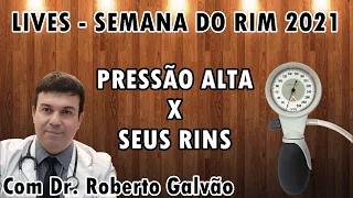 Hipertensão Arterial e Doença Renal Crônica  - LIVES da Semana do RIM 2021 - Ep. 2