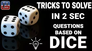 HOW TO SOLVE DICE QUESTION WITHIN SECONDS | REASONING | ALL COMPETITIVE EXAMS