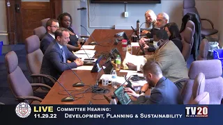 Development, Planning and Sustainability (Zoning) Committee, November 29, 2022
