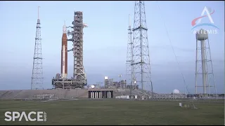 Artemis 1 moon rocket moved to Pad 39B in epic time-lapse