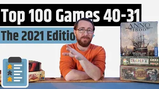 Top 100 Games of All Time 2021 Edition - From 40 to 31