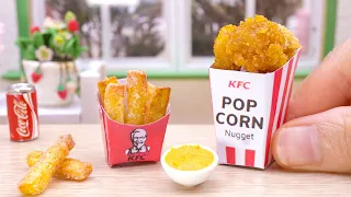 Yummy Miniature KFC Spicy Chicken Nuggets Recipe | So Delicious Tiny Food Cooking In Real Life