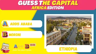 🛑  guess the capital city africa || Capital City Quiz