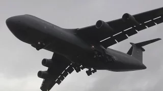 Very Loud C-5 Galaxy Landing!