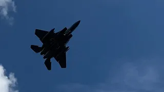 F-15 Go around