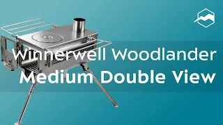 Печь-камин Winnerwell Woodlander Medium Double View. Обзор