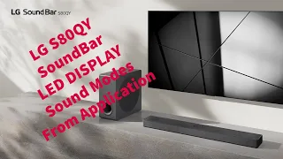 LG S80QY SOUNDBAR LED DISPLAY DEMO