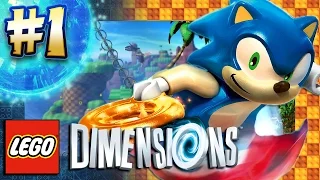 Lego Dimensions PS4 Pro - Sonic Level Pack Part 1: Green Hill Zone (4K 60FPS)